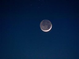 Rapprochement Lune Mercure Pléiades - 26 avril 2009